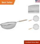 Winco 8-INCH Single Fine Mesh Strainer Perfect For Home & Commercial Kitchens. Fixed Price $19.99.