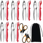 Seafood Tools, 21 Pcs Crab Leg And 6 Crackers,. Fixed Price $26.95.