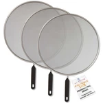 3-PIECE Stainless Steel Splatter Guard Set 13" Fine Mesh Cover, Grease & Oil,.... Fixed Price $26.07.