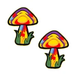Magic Mushroom (2-PACK) Iron Patch. Fixed Price $7.99.
