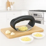 Garlic Press Rocker Stainless Steel Crusher Mincer Manual Kitchen Tool Gadget. Fixed Price $8.99.