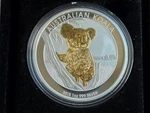 2015 Australian Koala Gilded 1OZ Silver Coin Box Coa Perth Mint. Fixed Price $165.00.
