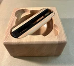 Bodum Wood Bowl With Nutcracker- F. Digsmed, Made In Denmark- 7" X 3.5". Fixed Price $72.00.