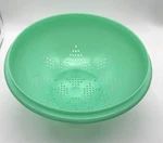 Tupperware Drainer Colander Vintage Kitchen Strainer 10" Green Plastic 339-3. Fixed Price $18.99.