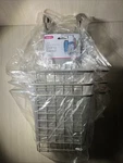 Spectrum Grid Over The Cabinet Bathroom Organizer - Satin Nickel New. Fixed Price $16.99.
