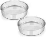 E-far 9 Inch Cake Set Of 2 Stainless Steel Round Baking Non-to.... Fixed Price $28.02.