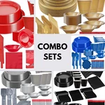 Combo-party Set: Complete Disposable Dining Solution For Your Event. Fixed Price $57.98.