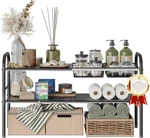 Under Sink Storage, 2 Tier Expandable Cabinet She. Fixed Price $69.99.