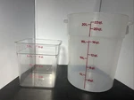 Cambro RFS22PP190 Translucent Round Plus 8SFCWTRI 8QT Containers.. Fixed Price $28.99.