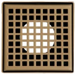 Infinity Drain LQD4-2P Sb Squares Pattern Center Kit Satin Bronze. Fixed Price $75.99.