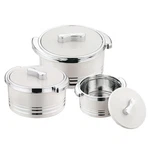 Pinnacle Insulated Casserole Dish With Lid Pc Set 3.7/2.6/1.5 Qt. Hot Pot Food. Fixed Price $86.76.