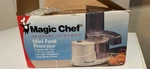 Magic Chef MCFP1 Mini Food Processor 2-SPEEDS Feed Chute 1-1/2 Cup White. Fixed Price $29.50.