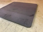 1/4" Steel Pizza Baking Plate, X 16", Rounded Corners .25", A36. Fixed Price $35.00.