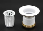 Westbrass Junior Basket Style Bar Sink Strainer Powder Coat White D218-50. Fixed Price $22.87.