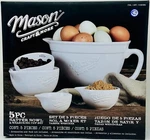 Mason Craft And More 5-PIECE Batter Bowl & Measuring Cup Set. Fixed Price $59.00.