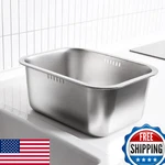 Wagensteiger 10L Stainless Steel Portable Washing-up Bowl Rv, Camping, Kitchen. Fixed Price $85.12.