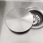 Kitchen Sink Stopper, Flat Decor Cover 304 Stainless Steel Drain Stopper.... Fixed Price $18.36.