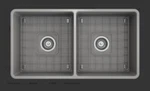 Bocchi 1139-006-0120 Farmhouse Apron Front Fireclay Double Bowl Kitchen Sink. Fixed Price $635.99.