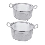 Tiawudi 2 Pack Strainers For Kitchen, 18/8 Stainless Steel Colander With. Fixed Price $31.54.