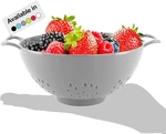 6-INCH Small Colander, Bpa-free, Dishwasher Safe, Double Handles, Compact Food. Fixed Price $20.99.