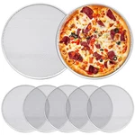 Nuogo 5X 14" Aluminum Mesh Pizza Pan Screen W/ Holes - Seamless Round Crispy Cru. Fixed Price $55.73.