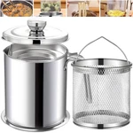 Chihee Grease Container Deep Fryer 2 1 Stainless Steel Bacon Saver .... Fixed Price $37.27.