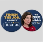 Kathy Hochul Governor 2026 Pin Buttons Political New York Democrat Liberal Trump. Fixed Price $8.95.