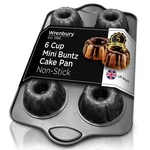 Wrenbury Nonstick 6-CUP Mini Bundtlette Cake Pan Pfoa-free & Dishwasher Safe. Fixed Price $44.92.
