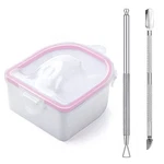 Nail Soaking Bowl Off Gel Polish Remover With Art Tools For Spa. Fixed Price $10.65.