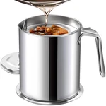Chihee Grease Container Stainless Steel Bacon Liter, SILVER(2L). Fixed Price $28.88.