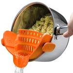 Kitchen Gizmo Snap Pot Strainer And Pasta -adjustable Silicone. Fixed Price $21.99.