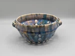 Ceramic Berry Bowl Pottery Colander Stoneware Fruit Studio Art. Fixed Price $38.95.