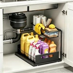 Ceetug Under Sink Organizers And Storage 2 Tier Slide Out Kitchen Cabinet Org.... Fixed Price $21.03.