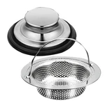 Giramika 2 Pack Kitchen Sink Drain Strainer With Handle 4.5 Inch Silver. Fixed Price $9.88.