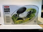 Oxo Good Grips Large Salad Spinner - 6.22 Qt., White. Fixed Price $22.50.