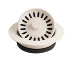 Karran Decorative Disposal Flange 3.5'' White Rust Resistant Strainer Basket. Fixed Price $27.99.