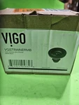 Vigo Vgstrainermb Sink Matte Black Finish New Box. Fixed Price $17.99.
