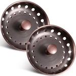 2 Pcs Kitchen Sink Stopper Stainless Steel Drain For Unive.... Fixed Price $17.82.