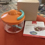 Kuhn Rikon Swiss Pull Chop White 2 Cup Manual Food Processor Orange Handle. Fixed Price $16.99.