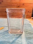 Vintage 7" X 5" Glass Refrigerator Rectangle Storage Container Dish No Lid. Fixed Price $17.98.