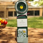 3 Pc Kitchen Sink Strainer Printed Sponge Silicone Tray Lemon Green Farmhouse. Fixed Price $25.00.