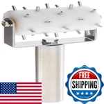 Winco RD-2 Dough Roller Docker 1/2-SIZEWHITE Stainless Steelmedium. Fixed Price $38.17.