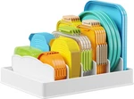 Lifewit Kitchen Cabinet Organizer For Food Contanier Lid, Holder With 6 Adju. Fixed Price $21.88.