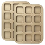 Tiawudi 2-PACK Brownie Pan, Non-stick Carbon Steel Bakeware, Bread Loaf Muffin. Fixed Price $27.52.