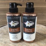 (2)HAIR Food Vanilla Bean & Jasmine Milk Conditioner Color Safe 10.1 Oz Ea.. Fixed Price $39.99.