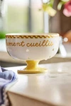 Anthropologie Yellow Handpainted Stoneware Berry Basket. Fixed Price $26.00.