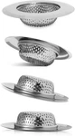 4-PACK Stainless Steel Kitchen Sink Strainers Universal Fit Anti-clog Easy Clea. Fixed Price $14.29.