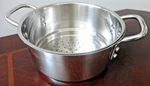 Cuisinart Stainless Steel Pasta Stock Pot Strainer With Handle # MCP1163-20N. Fixed Price $11.99.