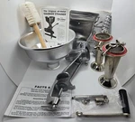 Vintage Squeezo Strainer Lemra Complete Set Screens Box Manual Tomato Food Mill. Fixed Price $99.99.