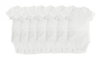 M&s Baby Bodysuits 100% Pure Cotton White 7 Pack. Fixed Price $16.13.